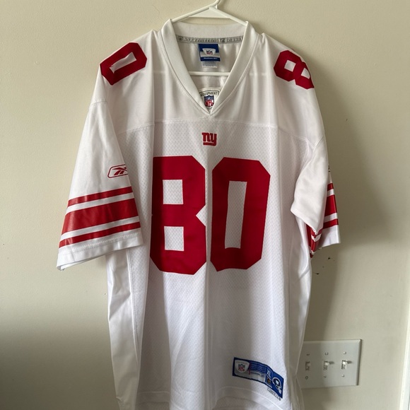 Reebok White and Red Men's Jersey